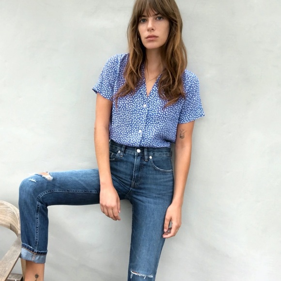 Everlane The Summer Jean Distressed Knees Size 25 Regular